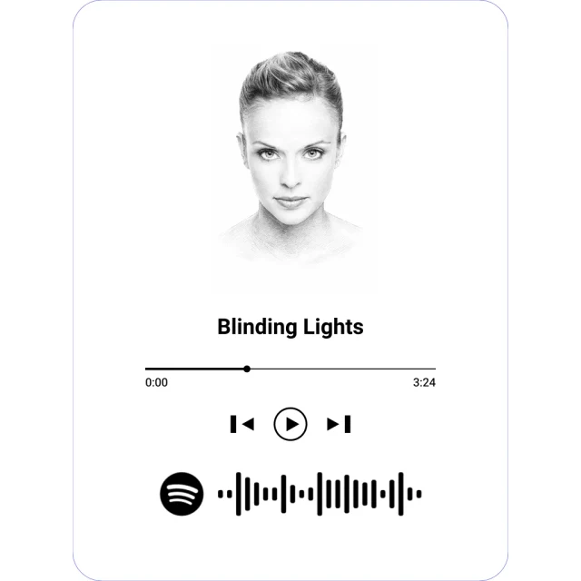 Example: Spotify LED lamp SVG generator — from a song link
