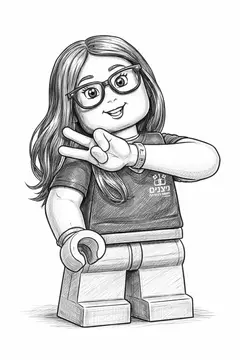Laser-ready design for hardwood, Creative Studio · LEGO Minifigure style, CO2 laser engraving file, — free download